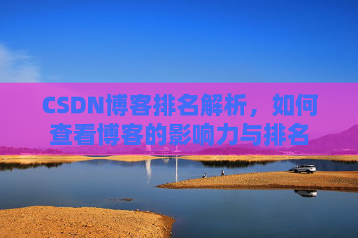 CSDN博客排名解析，如何查看博客的影响力与排名
